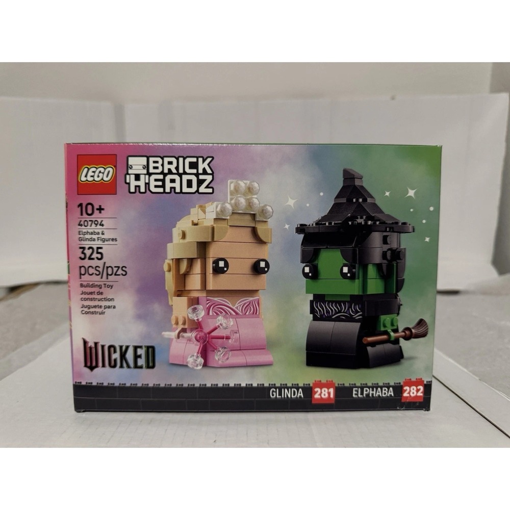 LEGO Brickheadz: Wicked Elphaba & Glinda (40794) New Sealed